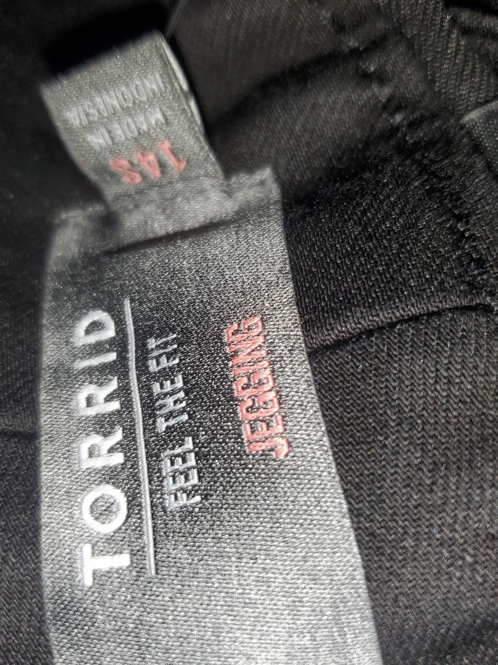 Torrid Black Jeggings - Women's Stretch Denim Jeggings NEW w/tags